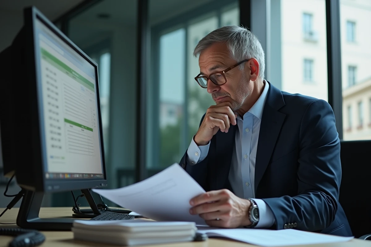 Agent CAF en train d